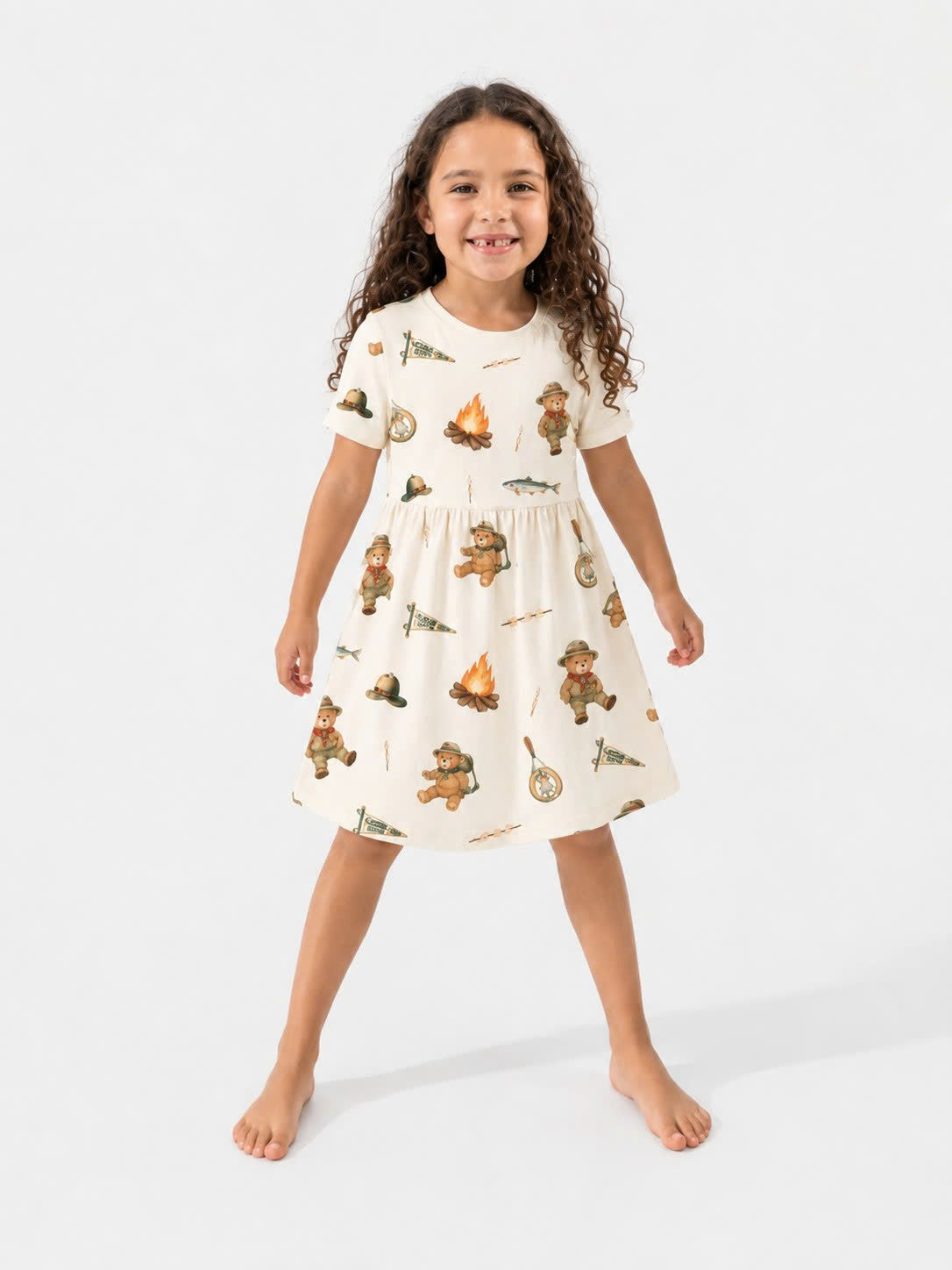 Let's Camping Bamboo Dress