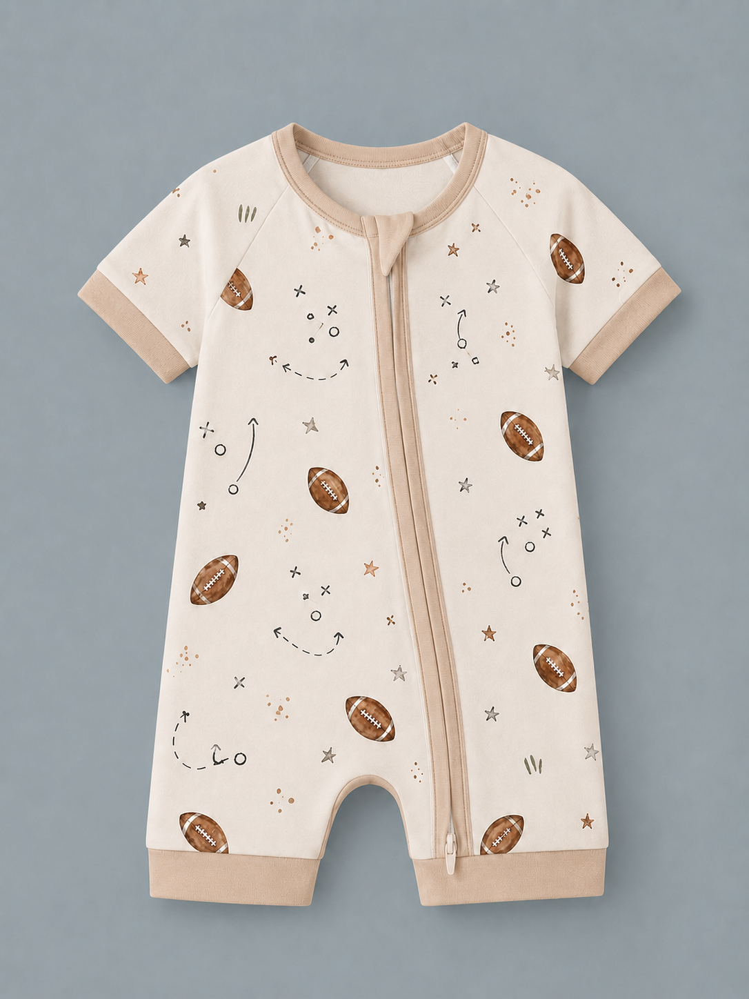 Game Day Short Bamboo Romper