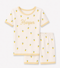 Sweet Lemon Short Bamboo Pyjama Set - Personalised Name