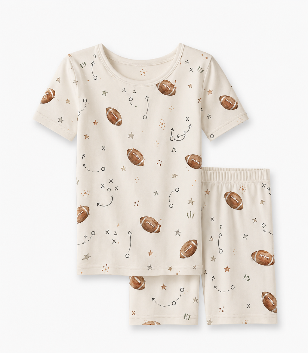 Game Day Short Bamboo Pyjama Set