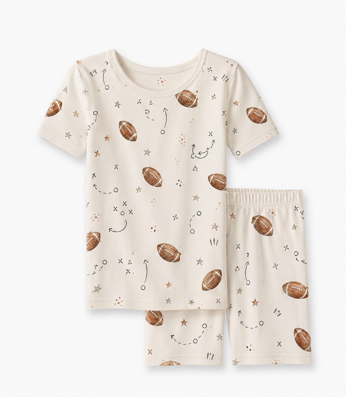 Game Day Short Bamboo Pyjama Set