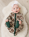 Vintage Christmas Goose Footie Bamboo Zippy