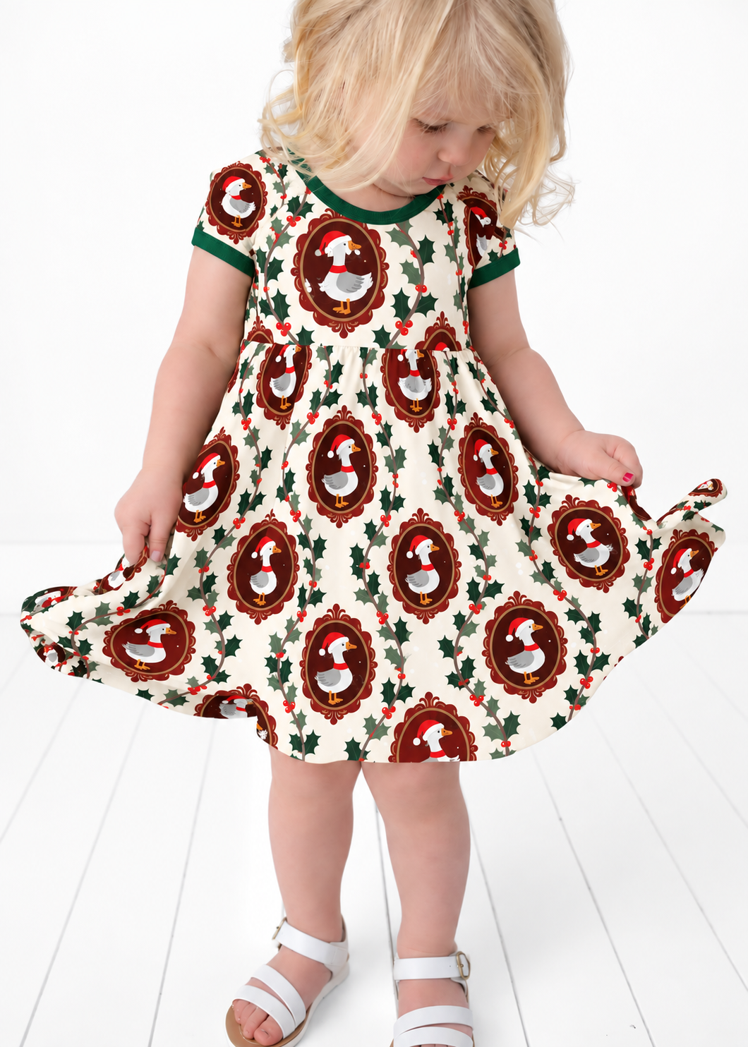 Christmas Goose Bamboo Dress