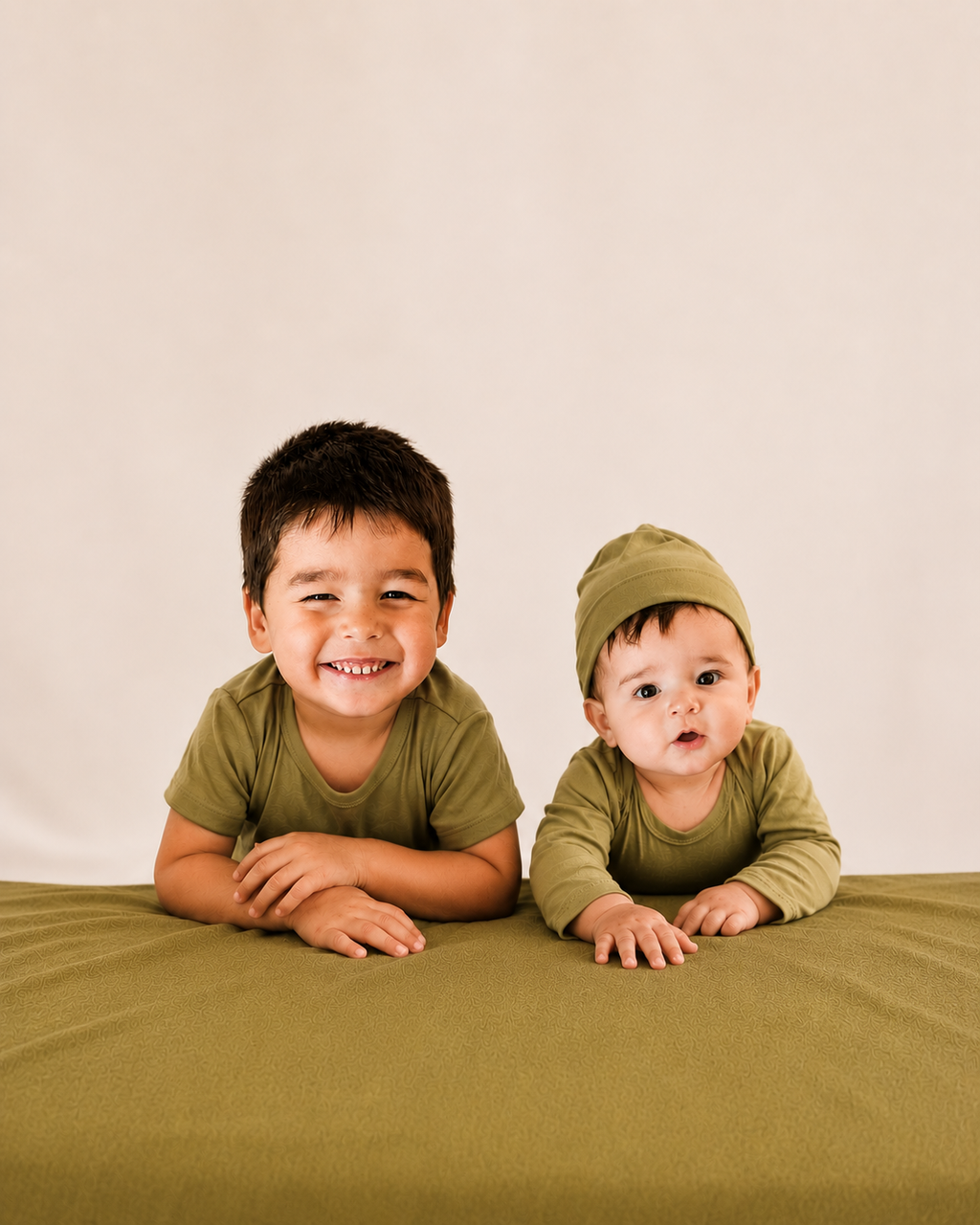 Forest Olive Bamboo Pyjjamas - Personalised