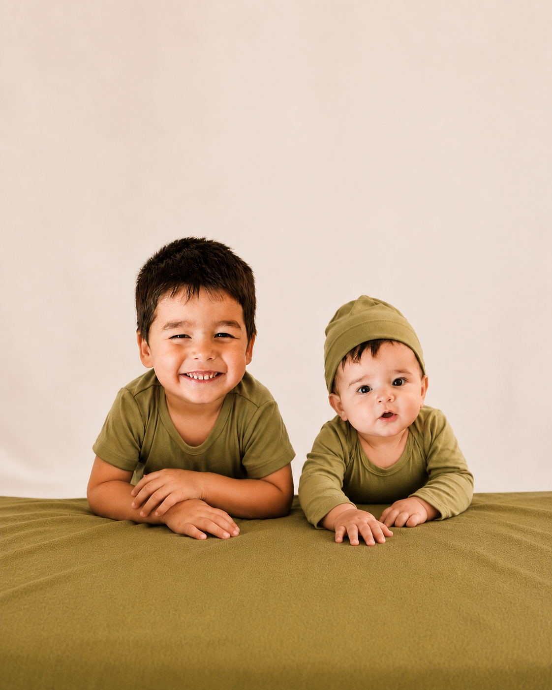 Forest Olive Bamboo Pyjjamas - Personalised
