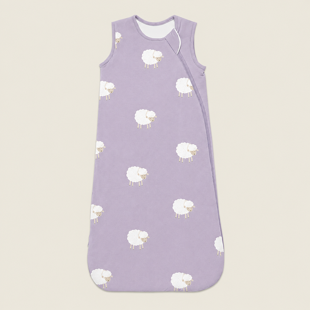Bamboo sleep bag wearable baby blanket, front view
