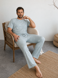 Explorer Men's Short Sleeve Bamboo Pyjama Set