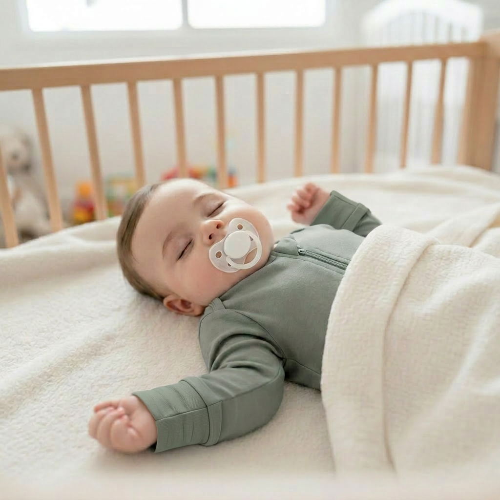 Sage Mist Bamboo Romper - Personalised
