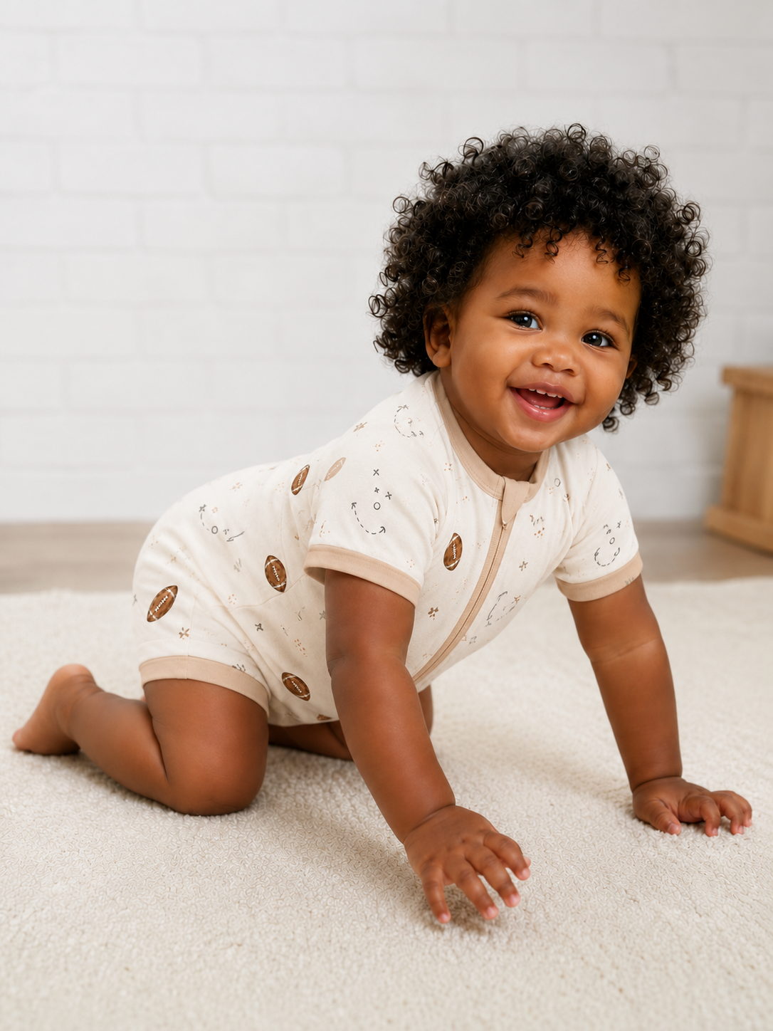 Game Day Short Bamboo Romper