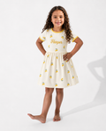Sweet Lemon Bamboo Dress - Personalised Name