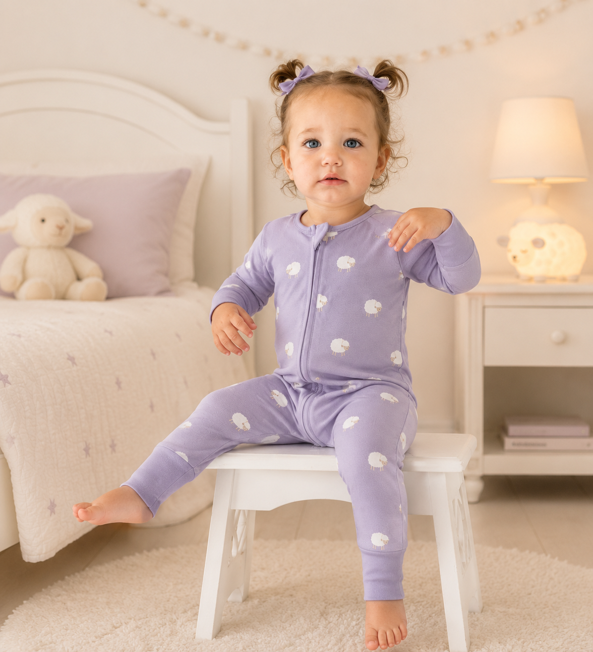 Butter Cloud Bamboo Romper