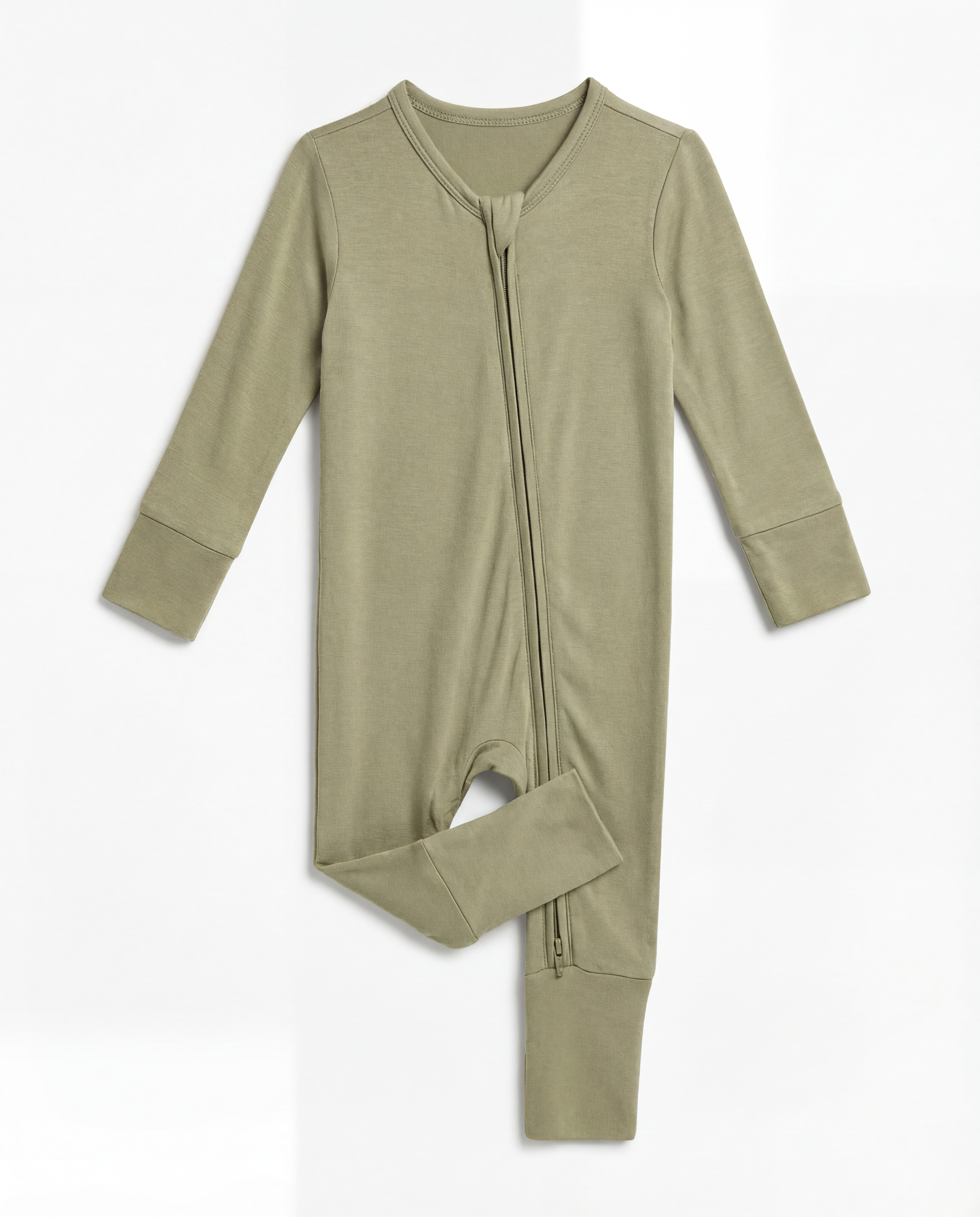 Zippered Romper Cup of Matcha