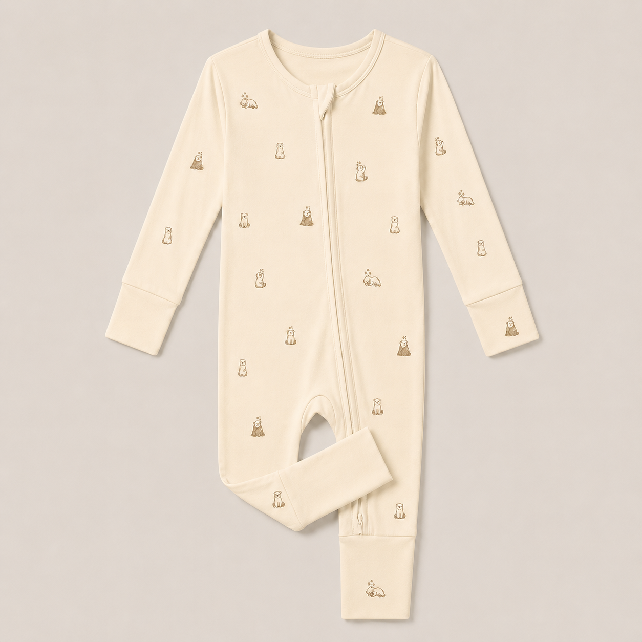 Honey Bear Bamboo Romper