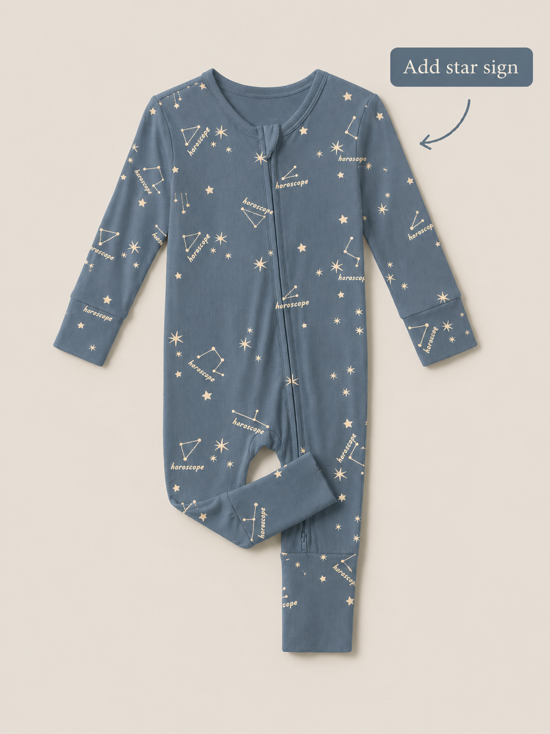 Little Zodiac Bamboo Romper - Personalised